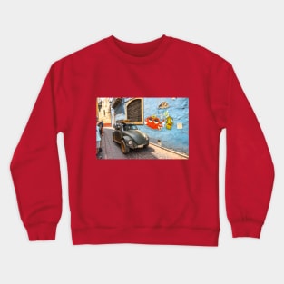 Mexico. Guanajuato. Old Car. Graffiti. Crewneck Sweatshirt